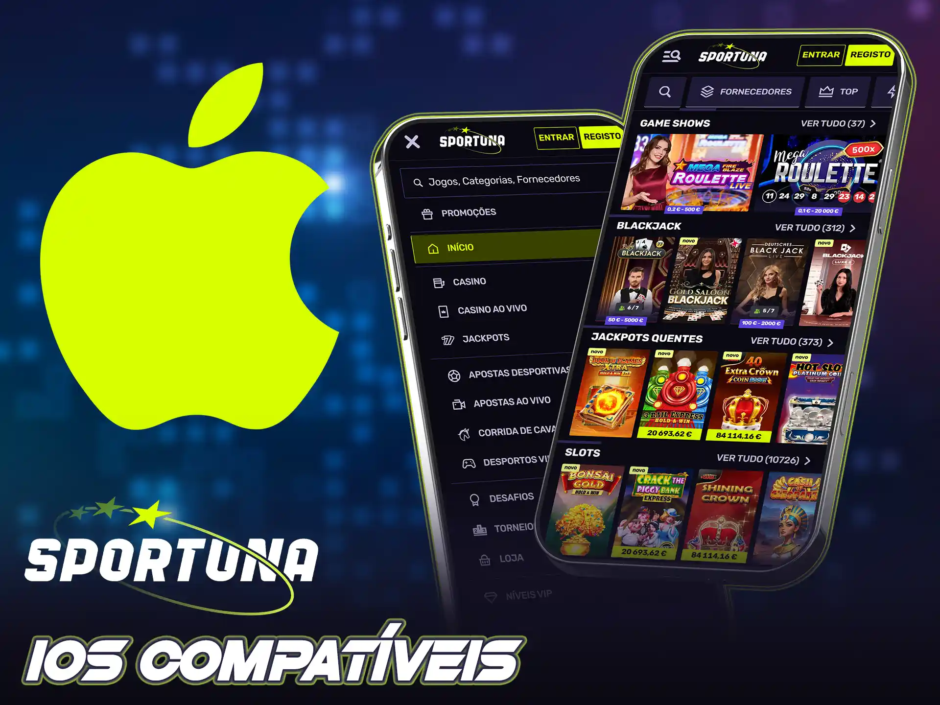Consulte os modelos iOS compatíveis com a app do Sportuna e divirta-se.