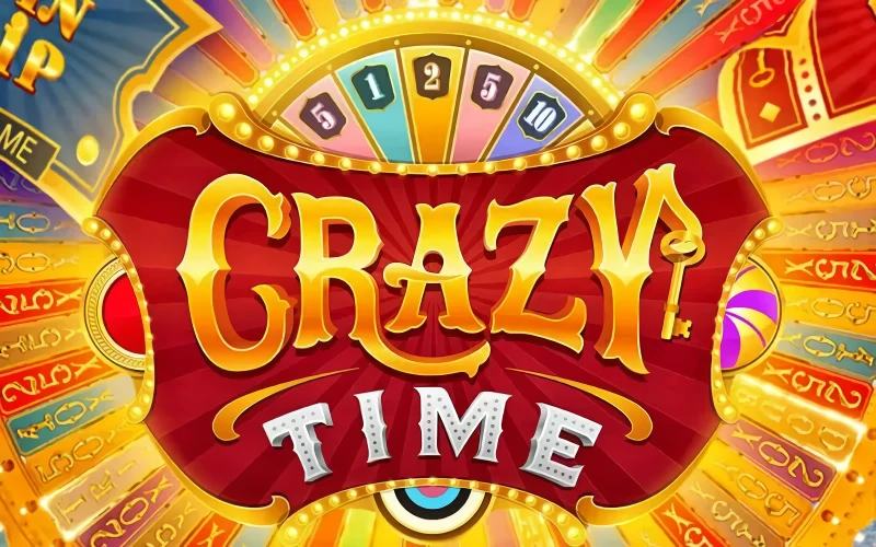 Divirta-se com o dinâmico Crazy Time no casino ao vivo Sportuna.