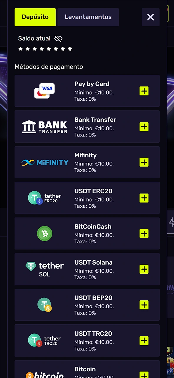 Escolha o método de pagamento ideal para depositar na Sportuna.